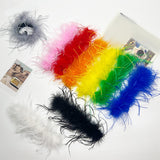 Maxbell Slap Bracelets Accessories Feather Hair Band Anklet Wristband Cuff Sleeves Orange