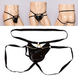 Maxbell Mens Jockstrap Underpant Low Waist Summer Elastic Open Butt Comfy G Strings