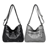 Maxbell Women Shoulder Bag Adjustable Strap Tote for Lady Girls Umbrellas black