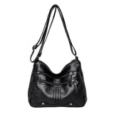Maxbell Women Shoulder Bag Adjustable Strap Tote for Lady Girls Umbrellas black