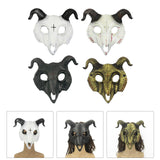 Maxbell Novelty Halloween Cosplay Mask Carnival Party Props Scary Mask for Halloween White