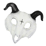 Maxbell Novelty Halloween Cosplay Mask Carnival Party Props Scary Mask for Halloween White