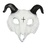 Maxbell Novelty Halloween Cosplay Mask Carnival Party Props Scary Mask for Halloween White