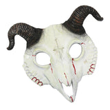 Maxbell Novelty Halloween Cosplay Mask Carnival Party Props Scary Mask for Halloween Beige