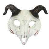 Maxbell Novelty Halloween Cosplay Mask Carnival Party Props Scary Mask for Halloween Beige