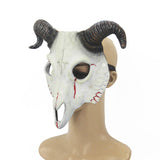 Maxbell Novelty Halloween Cosplay Mask Carnival Party Props Scary Mask for Halloween Beige