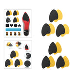 Maxbell Non Slip Shoes Pads Rubber Anti Noise Reduction High Heels Adhesive pointed