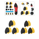 Maxbell Non Slip Shoes Pads Rubber Anti Noise Reduction High Heels Adhesive pointed