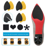 Maxbell Non Slip Shoes Pads Rubber Anti Noise Reduction High Heels Adhesive pointed