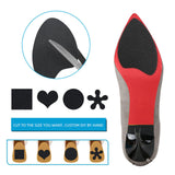 Maxbell Non Slip Shoes Pads Rubber Anti Noise Reduction High Heels Adhesive round