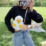 Maxbell Fashion Mini Shoulder Bag Duck Handbag Cartoon Girls for Travel Date