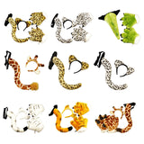Maxbell Cosplay Tail Set Costume Dress up Animal Themed Parties Gift for Birthday Giraffe 2pcs
