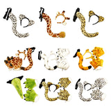 Maxbell Cosplay Tail Set Costume Dress up Animal Themed Parties Gift for Birthday Giraffe 2pcs