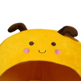 Maxbell Cute Plush Bee Hat Cap Adjustable Headgear for Photo Props Women Girls