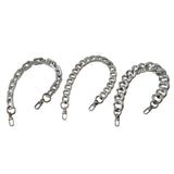 Maxbell Shoulder Chain Strap Silver Acrylic Comfortable Removable for Purse Wallet A