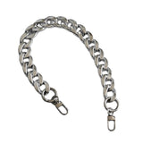 Maxbell Shoulder Chain Strap Silver Acrylic Comfortable Removable for Purse Wallet A