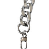 Maxbell Shoulder Chain Strap Silver Acrylic Comfortable Removable for Purse Wallet A