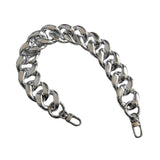Maxbell Shoulder Chain Strap Silver Acrylic Comfortable Removable for Purse Wallet C