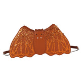 Maxbell Casual PU Leather Shoulder Bag Pouch Big Capacity Lady Beach Sequins Handbag Brown