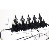 Maxbell Gothic Garland Crown Wreath Queen Tiara Headdress for Party Pageant Dancing