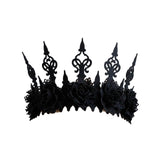 Maxbell Gothic Garland Crown Wreath Queen Tiara Headdress for Party Pageant Dancing