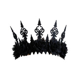 Maxbell Gothic Garland Crown Wreath Queen Tiara Headdress for Party Pageant Dancing