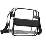 Maxbell Clear Bag Tote Women Men Shoulder Bag Purse for Sports Events Beach Concert
