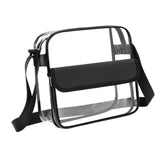 Maxbell Clear Bag Tote Women Men Shoulder Bag Purse for Sports Events Beach Concert