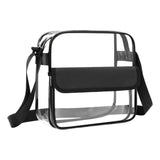 Maxbell Clear Bag Tote Women Men Shoulder Bag Purse for Sports Events Beach Concert
