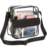 Maxbell Clear Bag Tote Women Men Shoulder Bag Purse for Sports Events Beach Concert