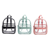 Maxbell Clear Transparent Backpack Waterproof Storage Bag for Sports Men Women Black
