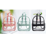 Maxbell Clear Transparent Backpack Waterproof Storage Bag for Sports Men Women Black
