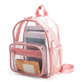 Maxbell Clear Transparent Backpack Waterproof Storage Bag for Sports Men Women Black