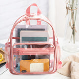 Maxbell Clear Transparent Backpack Waterproof Storage Bag for Sports Men Women Black