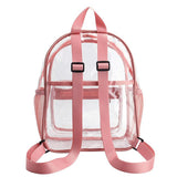 Maxbell Clear Transparent Backpack Waterproof Storage Bag for Sports Men Women Black