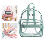 Maxbell Clear Transparent Backpack Waterproof Storage Bag for Sports Men Women Green