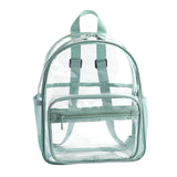 Maxbell Clear Transparent Backpack Waterproof Storage Bag for Sports Men Women Green