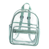 Maxbell Clear Transparent Backpack Waterproof Storage Bag for Sports Men Women Green