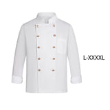 Maxbell Universal Chef Clothes Breathable Uniform Cooking Waitress Kitchen L