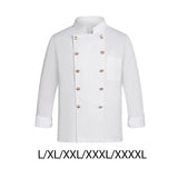 Maxbell Universal Chef Clothes Breathable Uniform Cooking Waitress Kitchen L