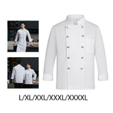 Maxbell Universal Chef Clothes Breathable Uniform Cooking Waitress Kitchen L