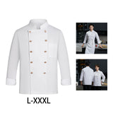 Maxbell Universal Chef Clothes Breathable Uniform Cooking Waitress Kitchen L