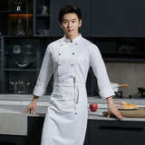 Maxbell Universal Chef Clothes Breathable Uniform Cooking Waitress Kitchen XXXL