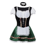 Maxbell Womens Maid Costume Beer Wench Outfit Waitress