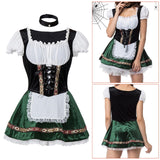 Maxbell Womens Maid Costume Beer Wench Outfit Waitress