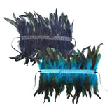 Maxbell Gothic Victorian Feather Collar Shoulder Cape Neck Warp for Halloween Black