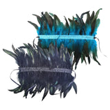 Maxbell Gothic Victorian Feather Collar Shoulder Cape Neck Warp for Halloween Black