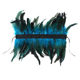 Maxbell Gothic Victorian Feather Collar Shoulder Cape Neck Warp for Halloween Blue