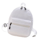 Maxbell Women Backpacks Handbag Hiking Computer Bag Backpack Multi Pocket Teen Girls White