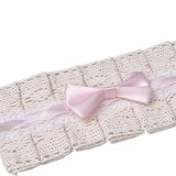 Maxbell Anime Maid Cosplay Accessories Lolita Hand Sleeve Wrist Cuffs for Wedding Light Pink